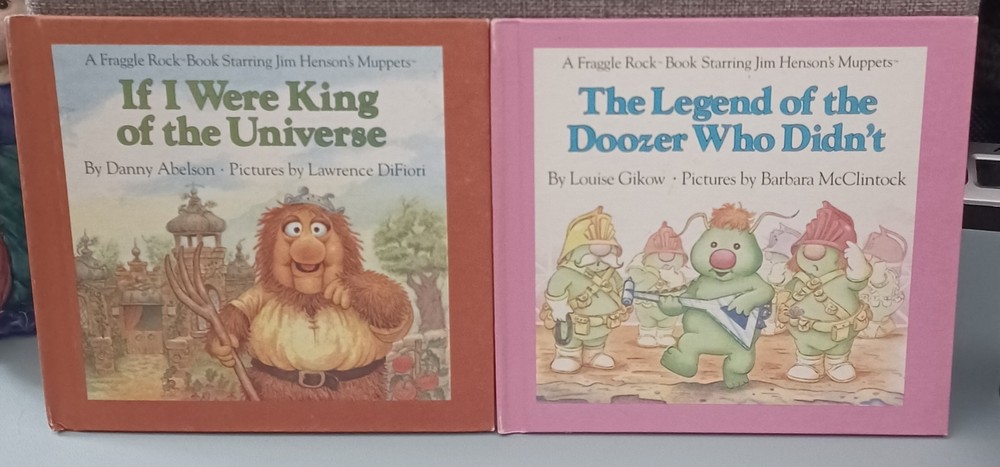 Lot Of 2 Hardcover Weekly Reader Books: Fraggle Rock (1984)
