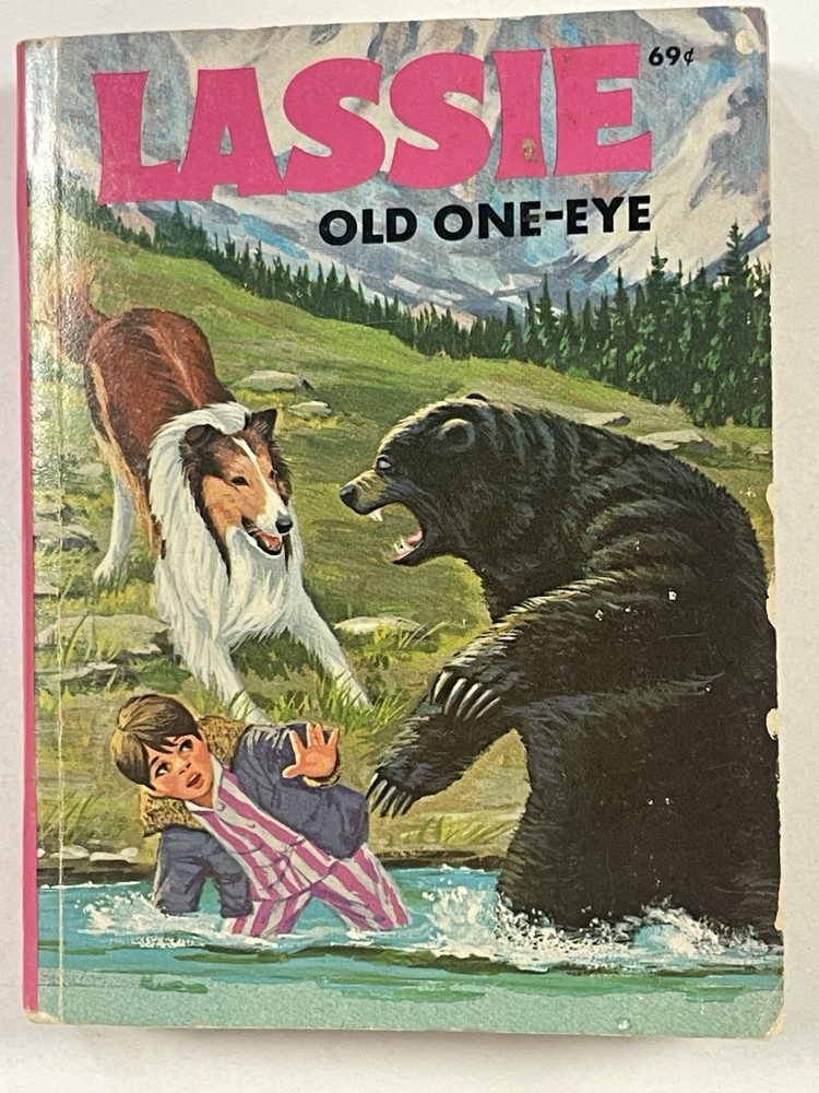 1975 LASSIE Old One Eye - Whitman Big Little Book #5769-1