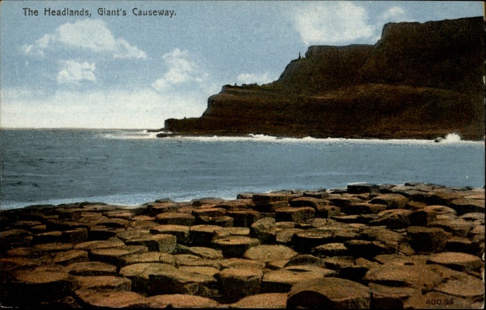 Headlands Giant Causeway Antrim Northern Ireland vintage postcard s897