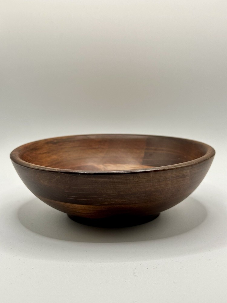 Acacia Wood Vintage Small 6” Bowl - Made in-image