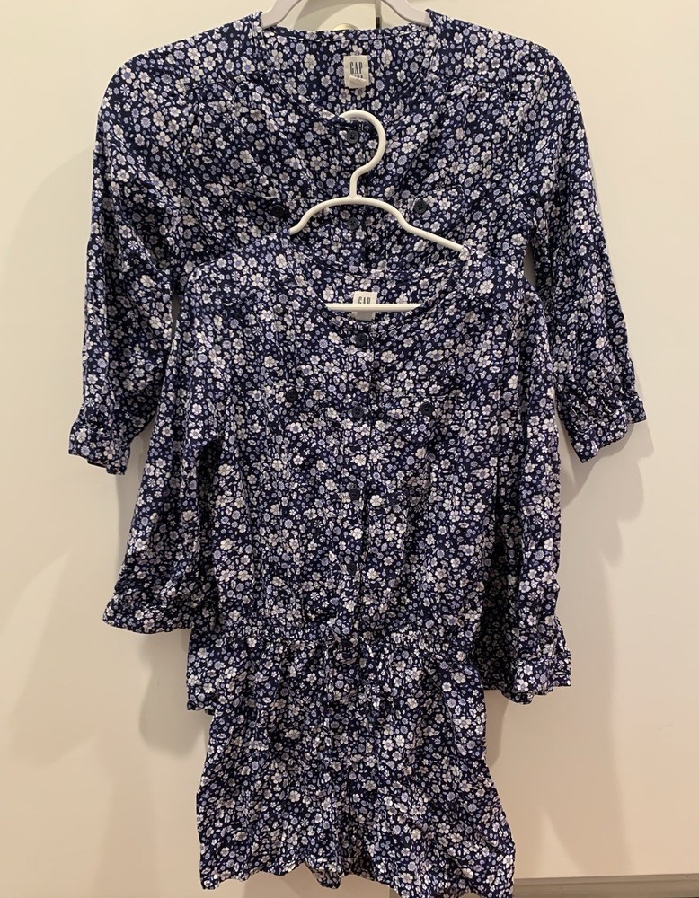 Gap Kids Rompers SET OF TWO Medium And Large Shorts Long Sleeve Drawstring EUC