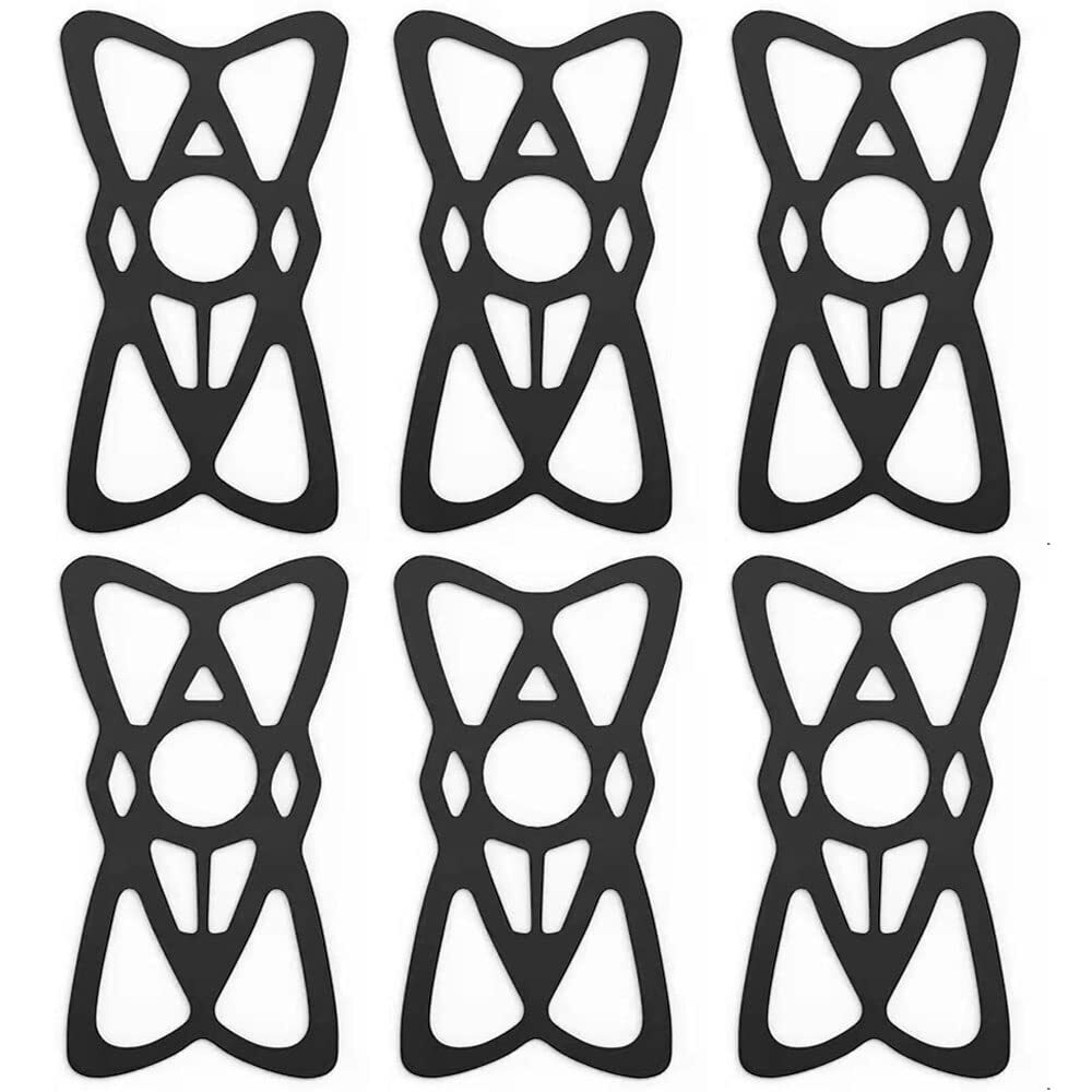 Motorcycle Phone Mount Tether 6 PackReplacement Silicone Bands for Bike Phone...