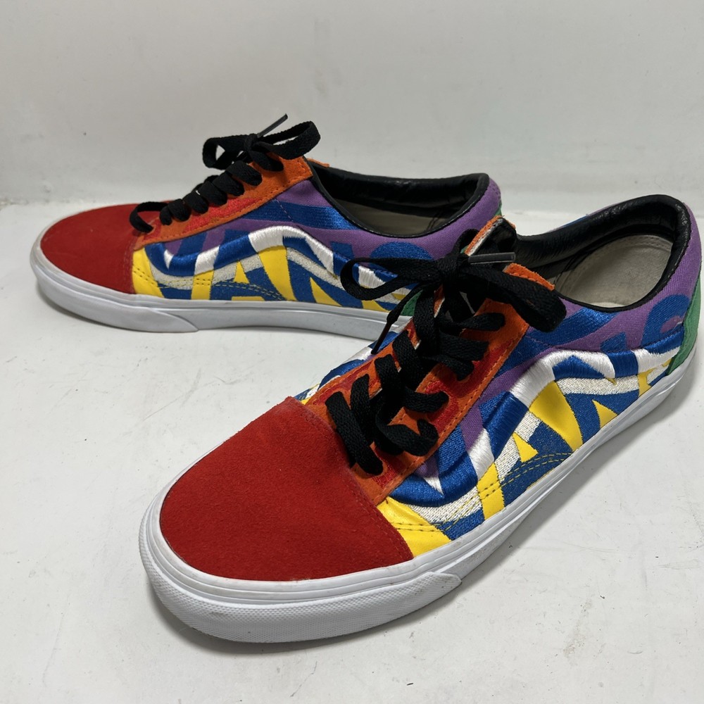 vans multi color US men’s 9/ woman’s 10.5