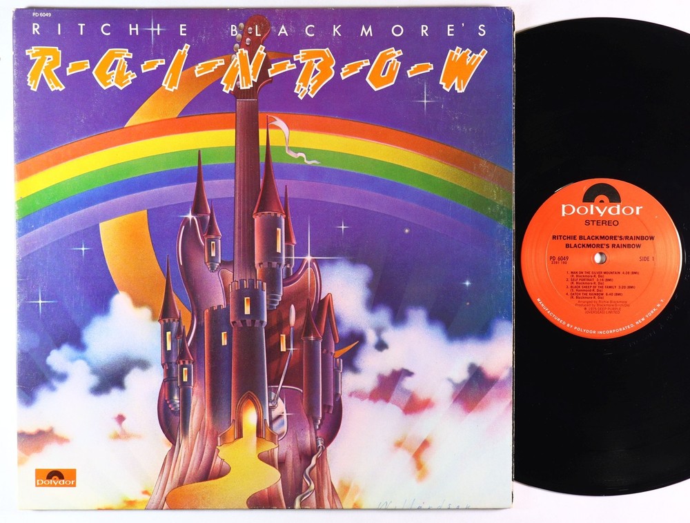 Rainbow - Ritchie Blackmore's Rainbow LP - Polydor VG+