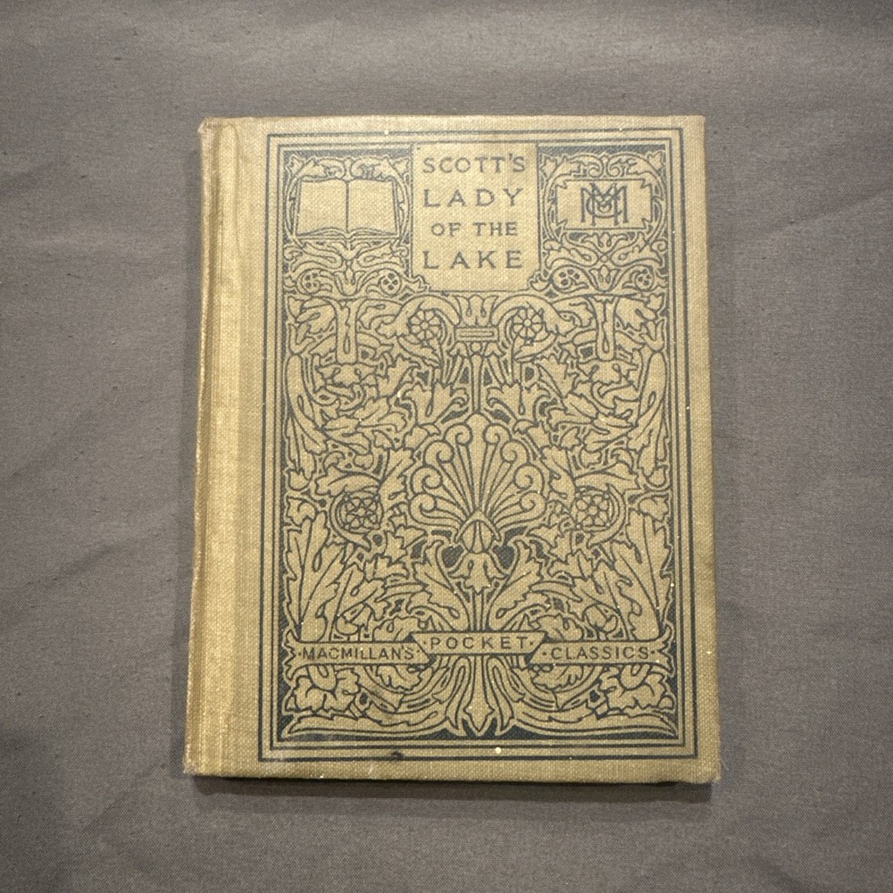 1913 The Lady of the Lake by Walter Scott Macmillan's Pocket Classics Antique