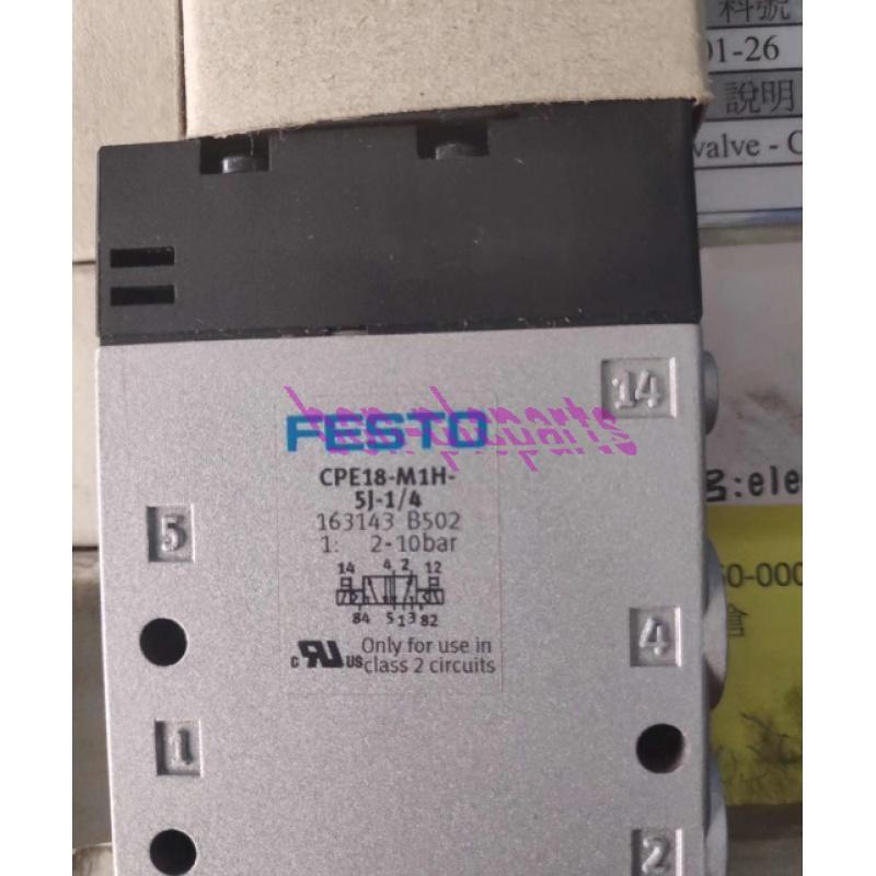 ONE Festo Solenoid Valve CPE18-M1H-5J-1/4 163143 NEW