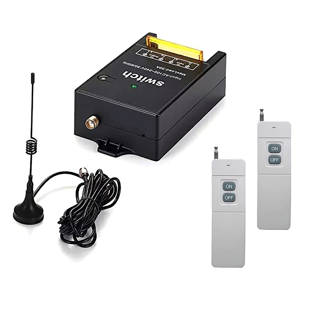 433MHZ 2CH Remote Control Switch System Wireless Transmitter Receiver 1.5KM