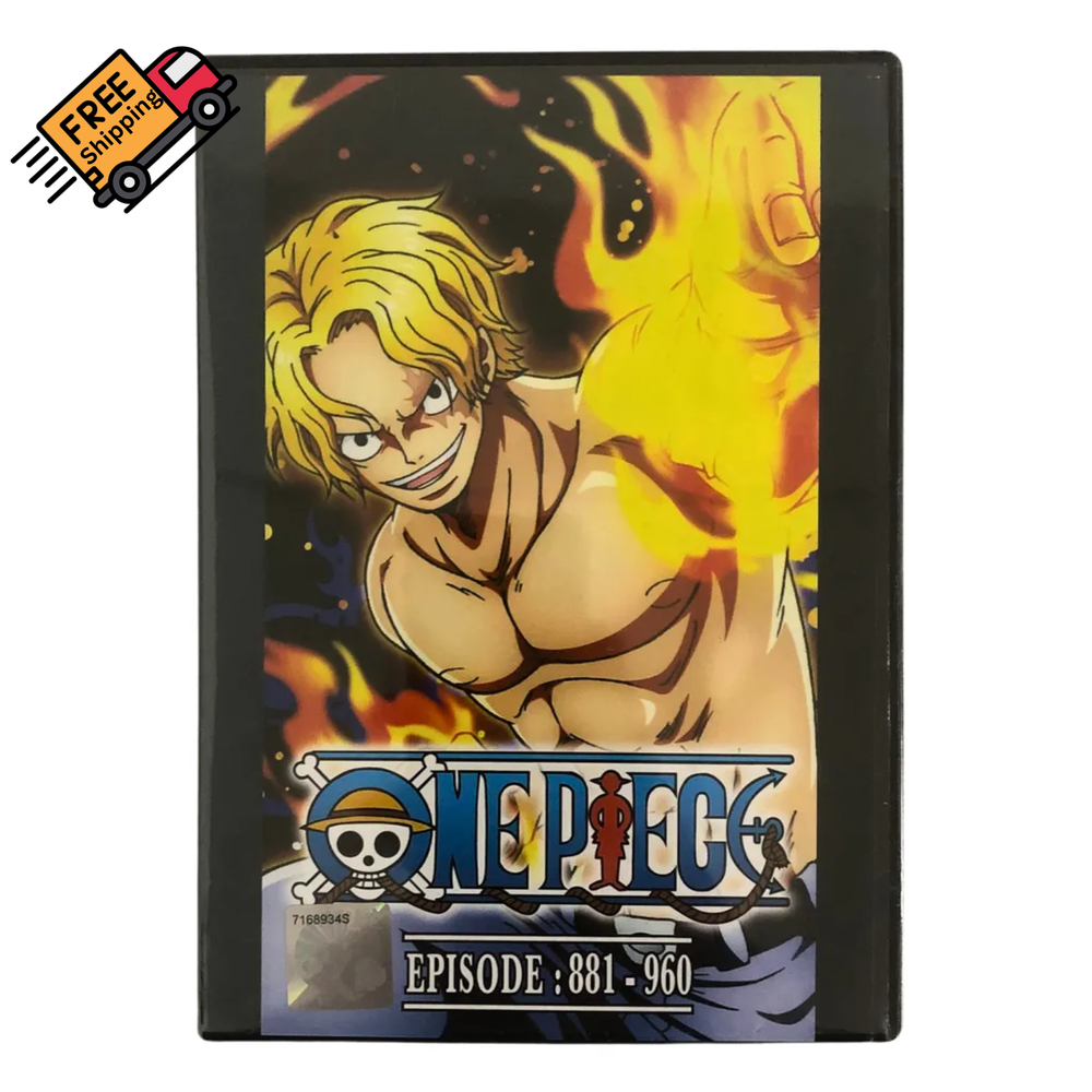 One Piece Box 12 Episodes 881-960 English Dubbed Complete DVD Set