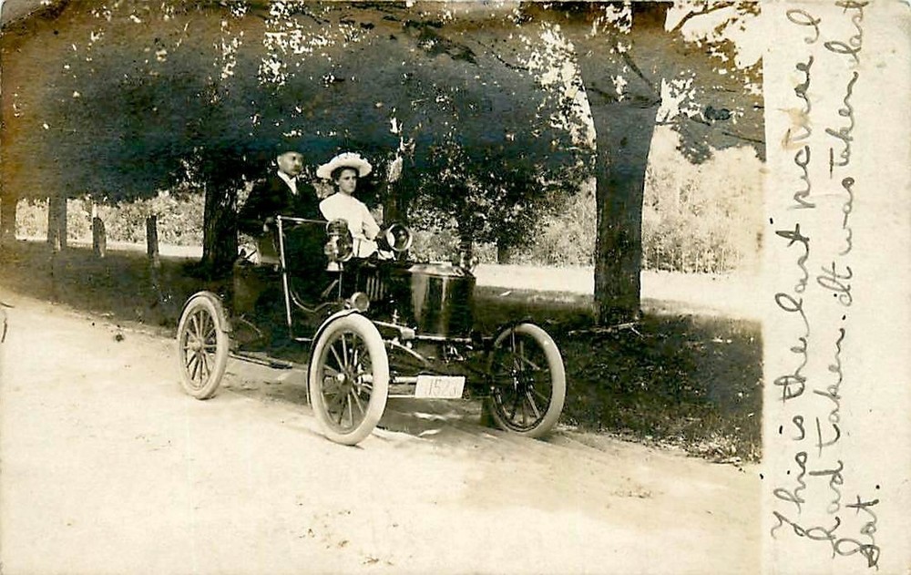 Antique Auto Real Photo, Rppc, #3, Vintage Postcard (An192)