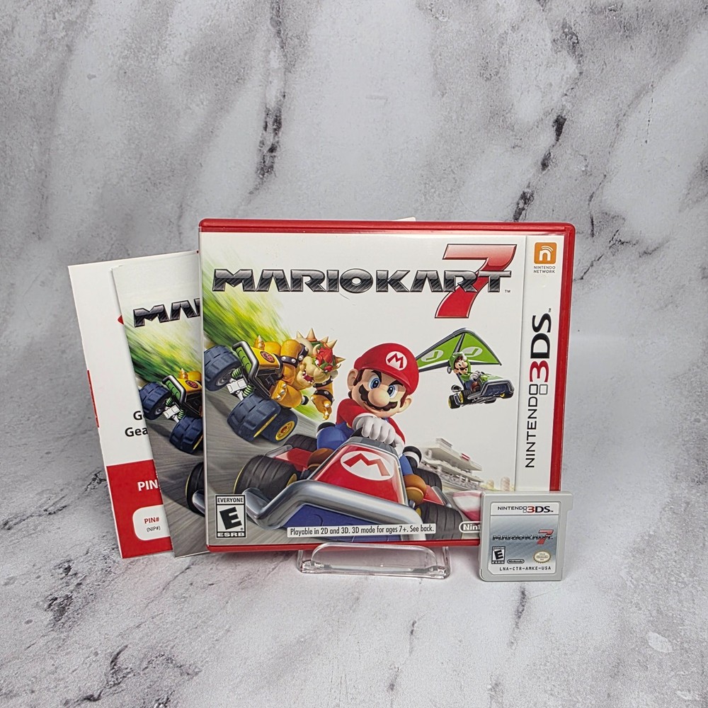 Mario Kart 7 Nintendo 3DS 2011 Complete with Manual, CIB, Tested Working