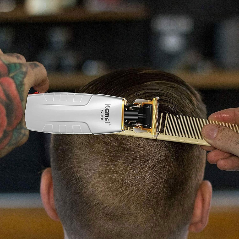 Kemei KM-1931 Cordless Hair Beard Trimmer Bald Head Grooming Kit