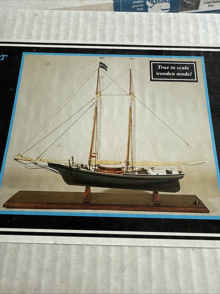 Bluejacket Ship Crafters 1877 Gloucester Schooner Smuggler Model Ship  Kit 1012