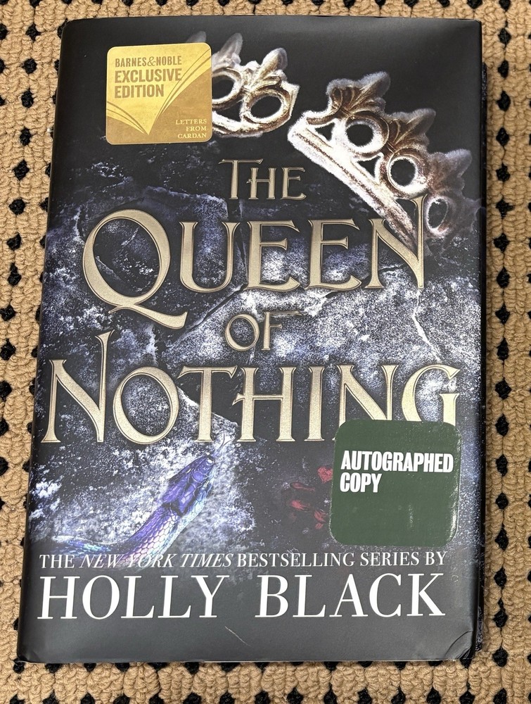 SIGNED The Queen Of Nothing Holly Black First Edition Barnes & Noble Exclusive