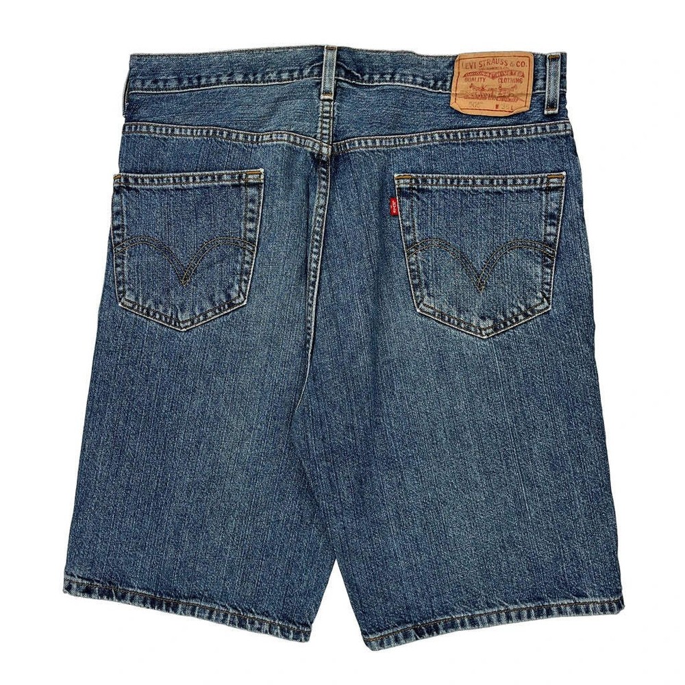 Levis Denim Shorts - 36W 10L Blue Cotton