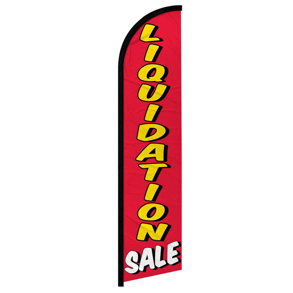Liquidation Sale Full Curve Windless Swooper Flag Sale