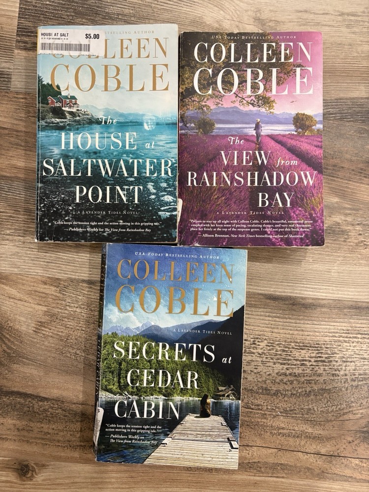 Colleen Coble, Terri Blackstock & More Paperback Fiction Romance Suspense Lot