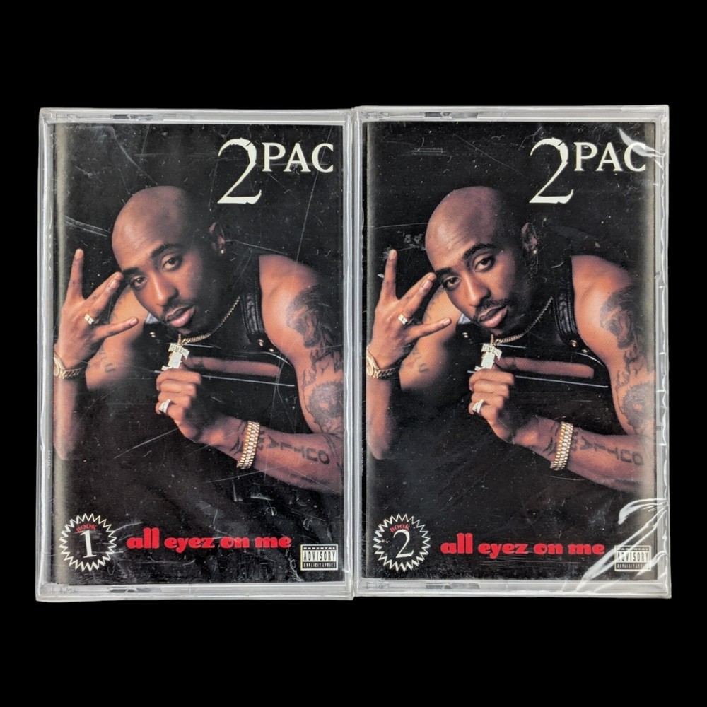 SEALED, 2Pac – All Eyez On Me, 2 x Audio Cassette, Club Edition, US, 1996