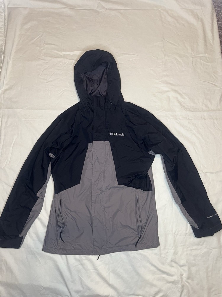 Columbia Tunnel Falls Interchange Jacket Men Black 3 Way 1 Jacket Size S