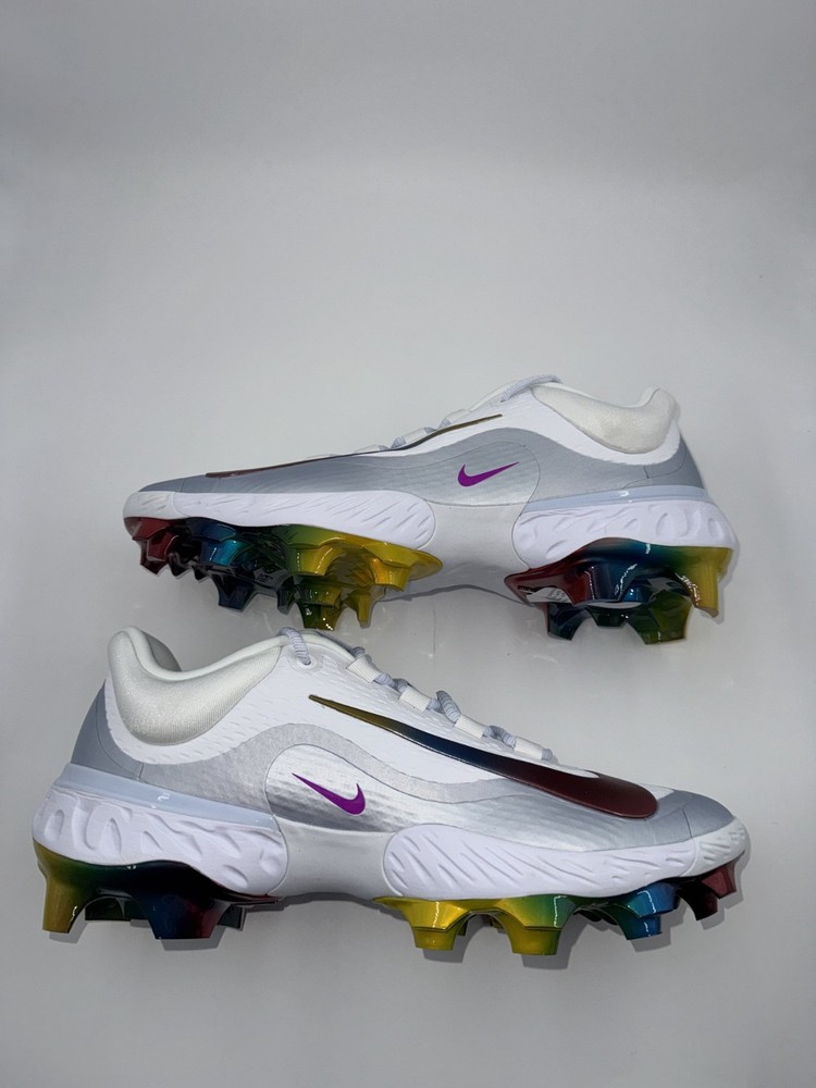 Nike Alpha Huarache Elite 4 Low MCS White Hyper Violet Men's Pick Siz FQ7724-106