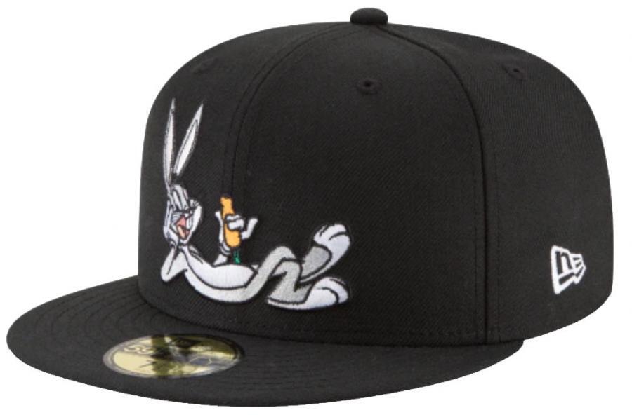 New Era Bugs Bunny Carrot Black 59Fifty Fitted Looney Tunes Limited Edition Cap