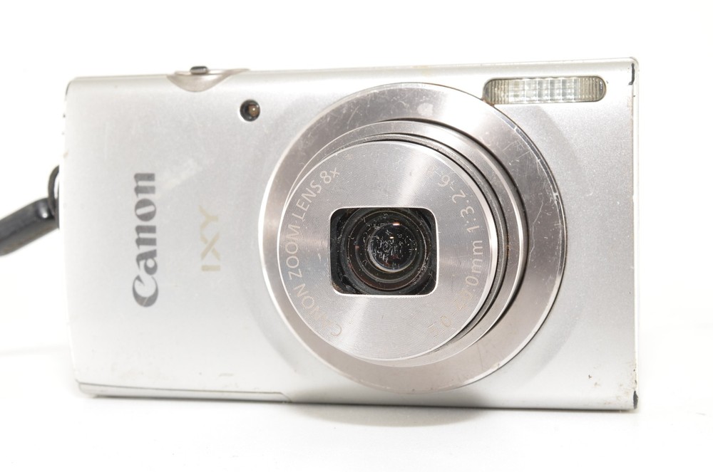 Canon IXY 180 ELPH 180 Digital Camera Silver 8X Optical From JAPAN #28