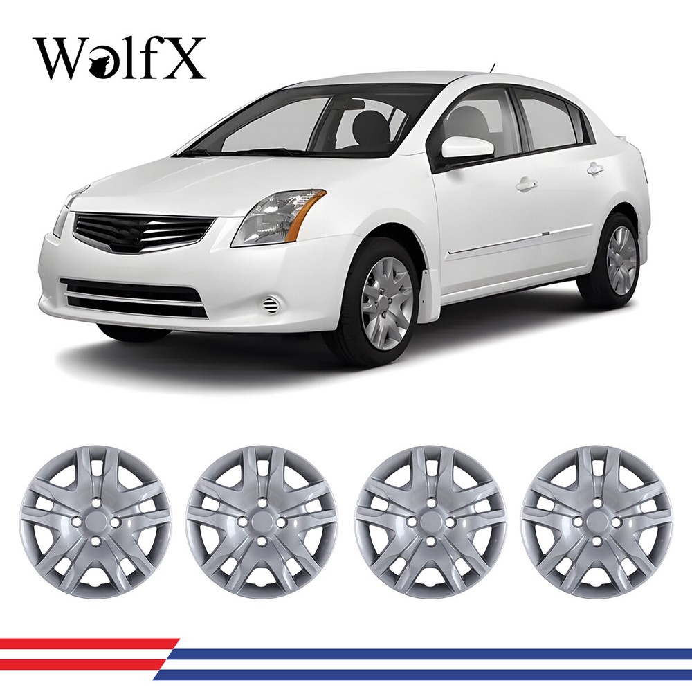 2007-2012 Nissan Sentra 16 Inch Bolt-On Hub Caps Set of 4