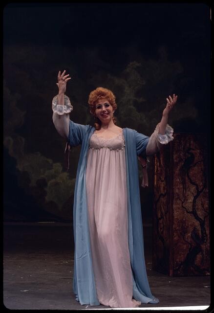 Photo:Beverly Sills 1969 Manon opera singer stage costume