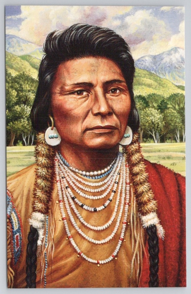 Chief Joseph Nez Percé Native American Leader 1993 USPS Postcard