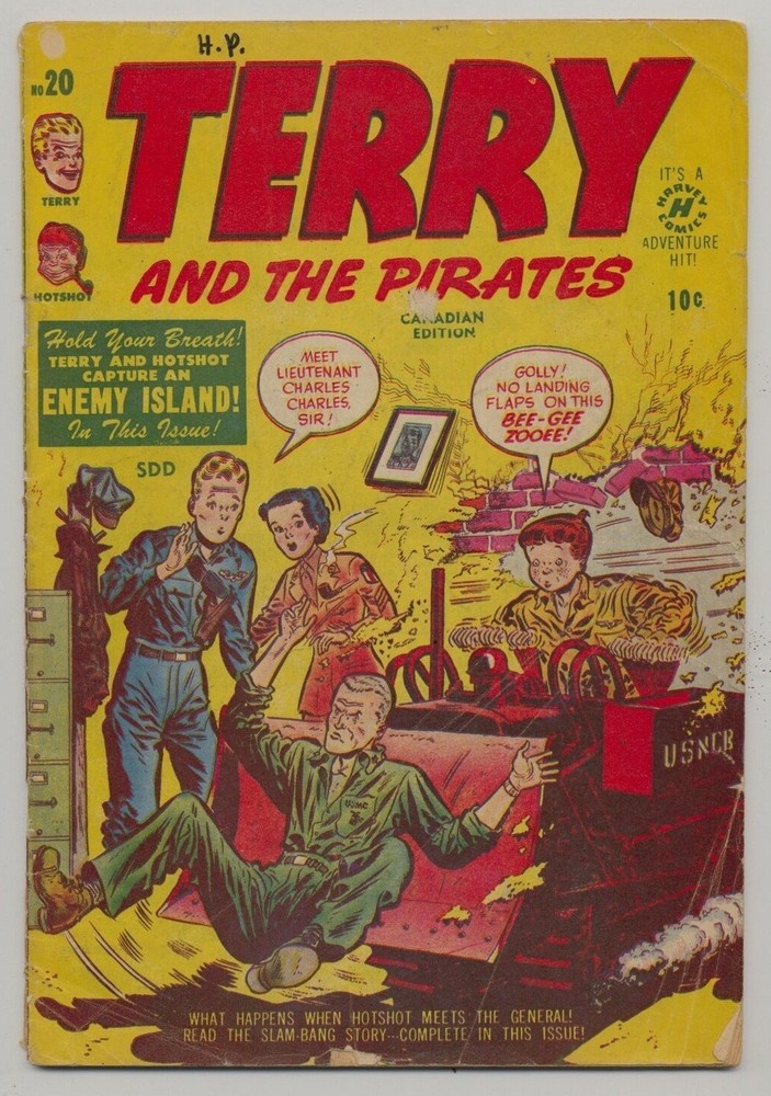 Terry and the Pirates # 20...Good-VG  3.0 grade....1950 Canada comic--G