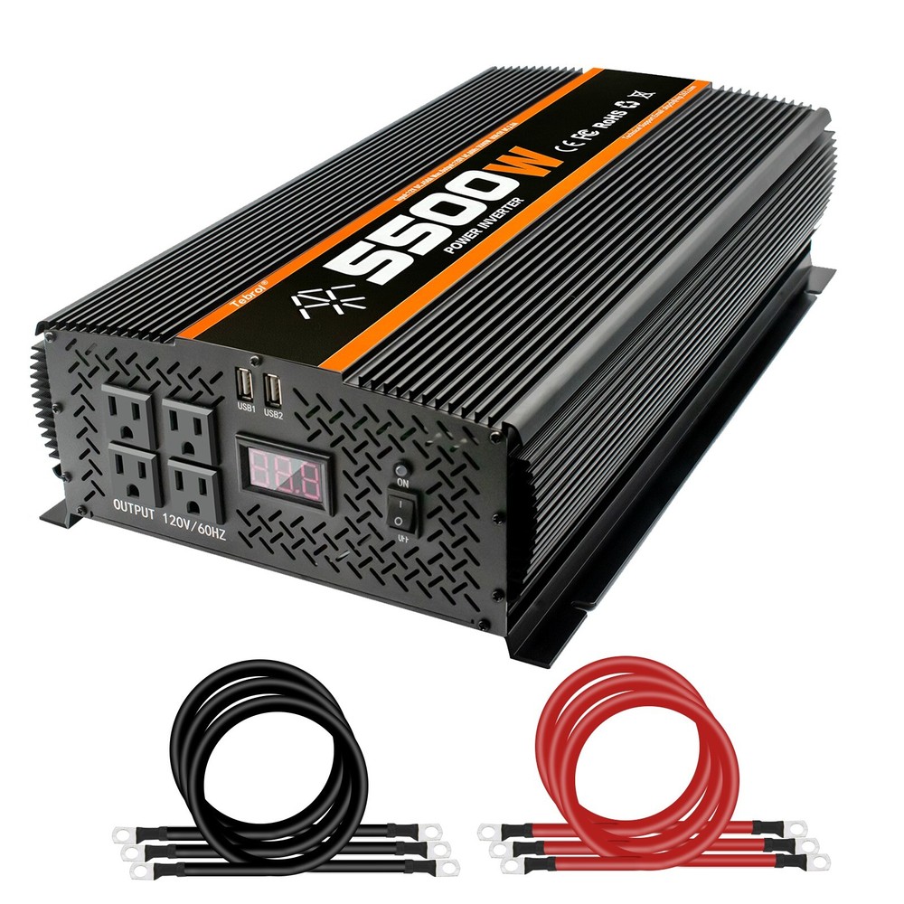 5500 watt power inverter for car truck RV vehicle 12v to 110v car inverter