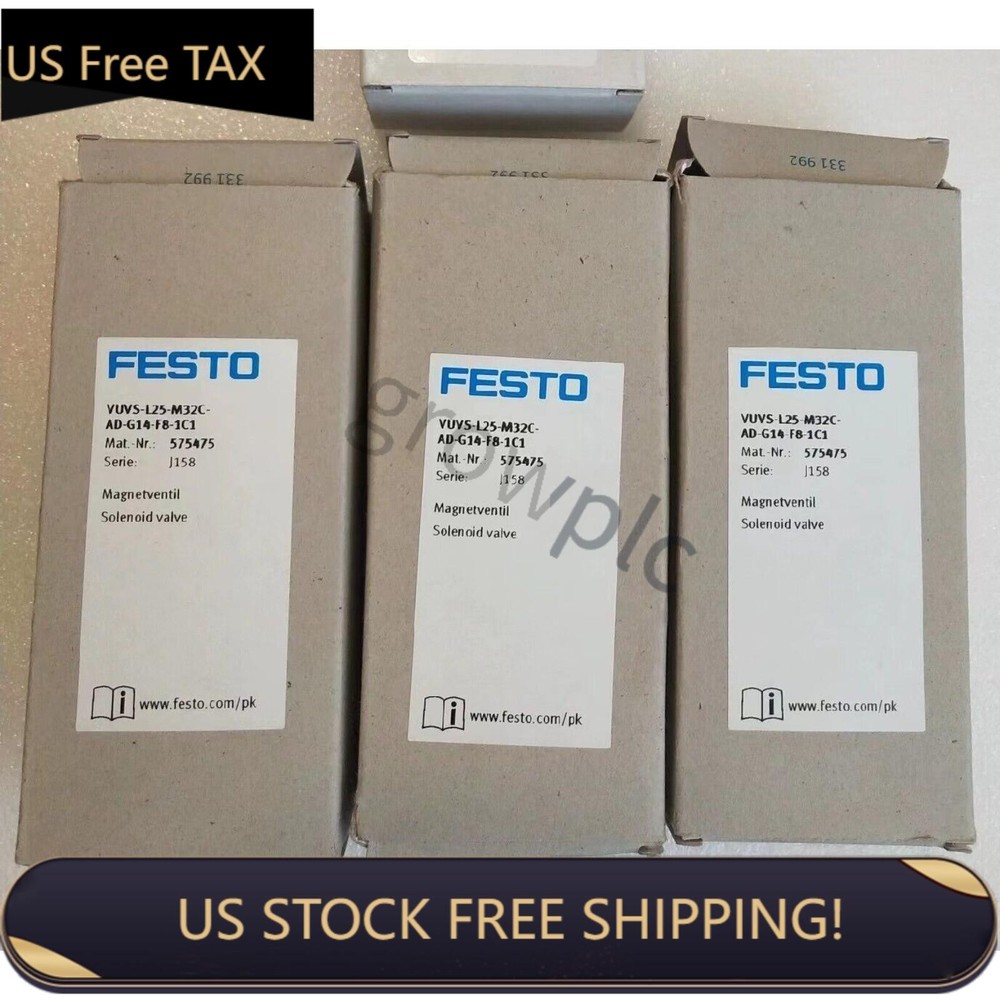 US FREE TAX New Festo VUVS-L25-M32C-AD-G14-F8-1C1 575475 Solenoid valve