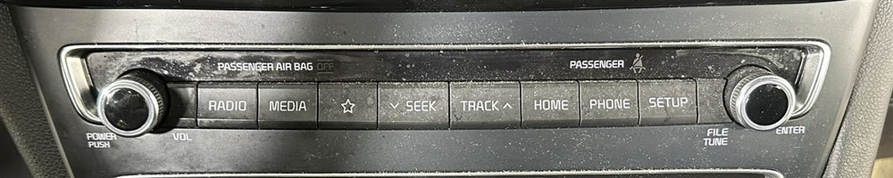 Audio Equipment Radio Control Panel ID 96540A8180WK Fits 16-19 OPTIMA 2701551