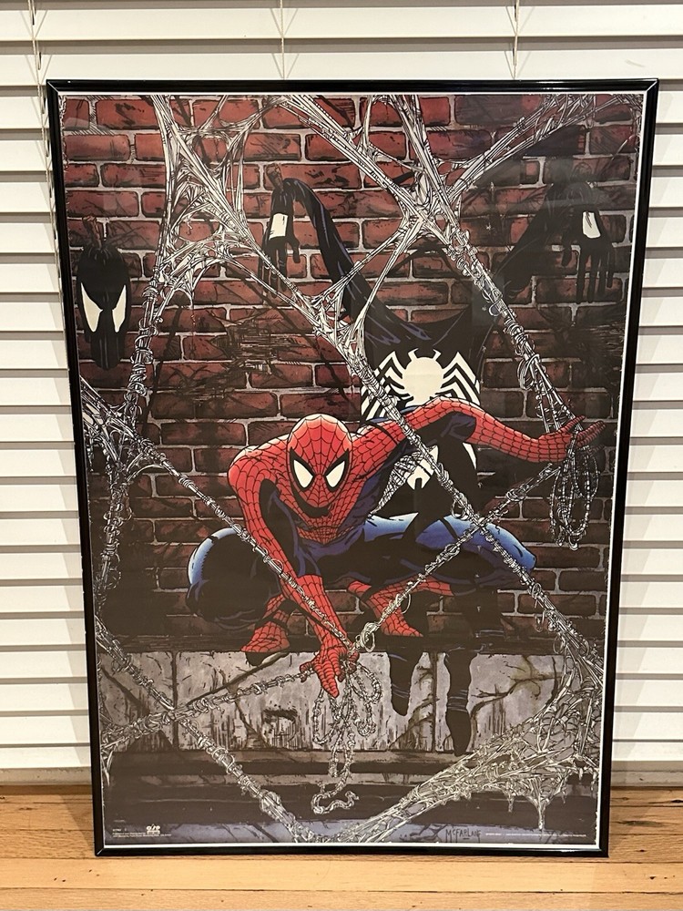 SPIDER-MAN BRICKWALL POSTER 90 MARVEL  TODD MCFARLANE STAN LEE X-MEN VENOM COMIC