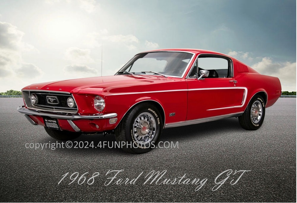 1968 Ford Mustang GT Muscle Car 13