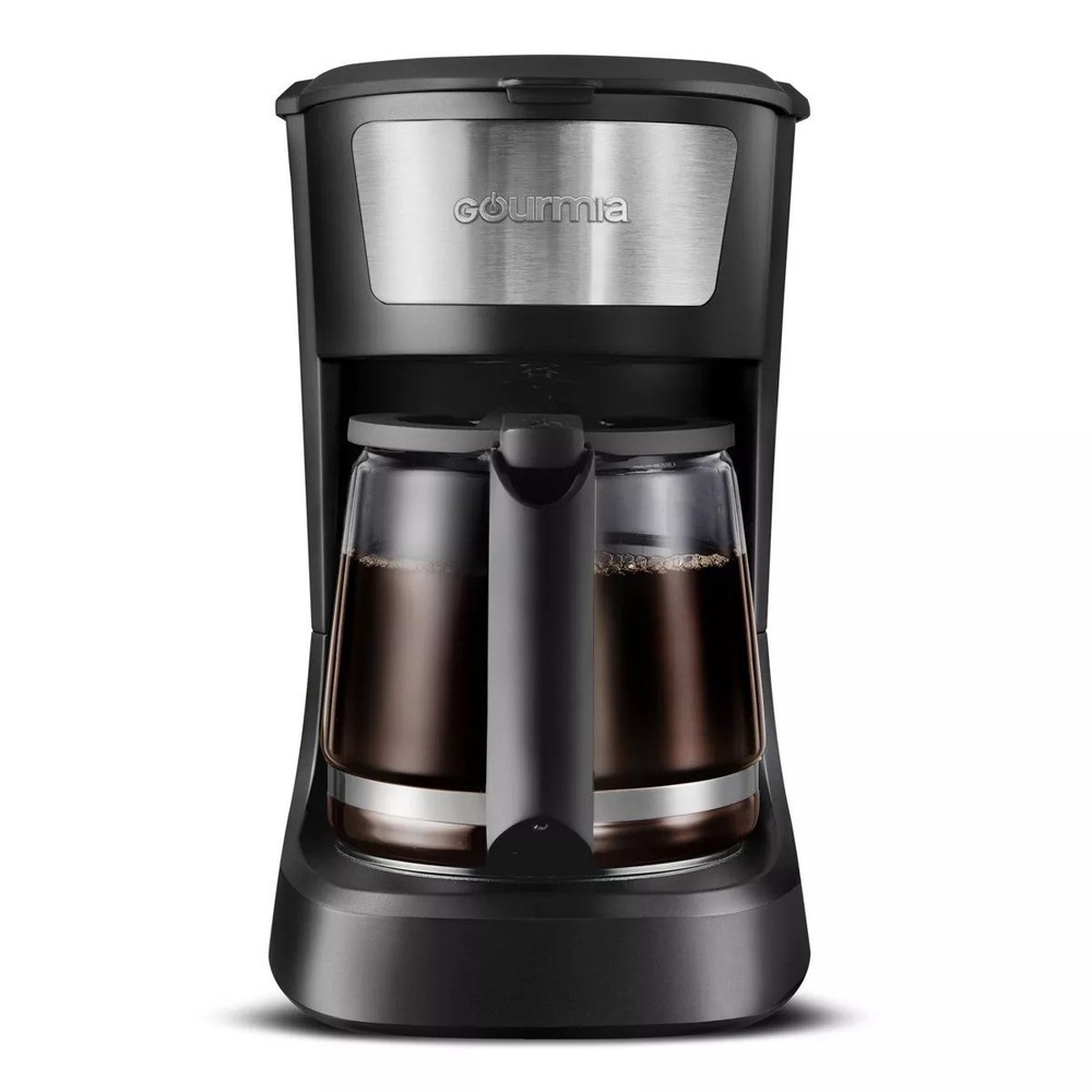 12-cup one-touch coffee maker with auto keep warm in black