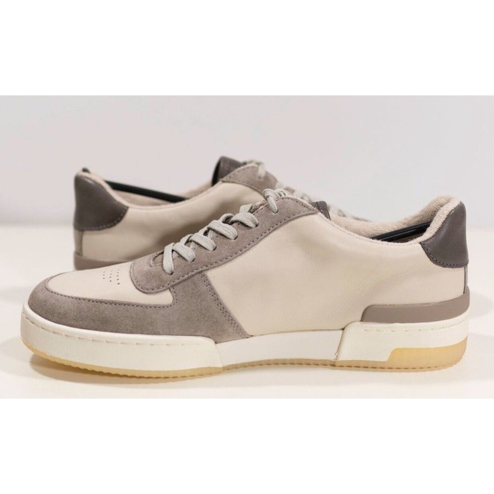 VINCE women’s “Rendel” Tan Beige suede & leather Sneakers Shoes 8.5 M BHFO 4696