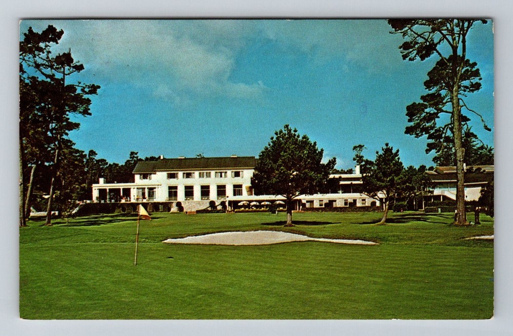 Pebble Beach, CA-California, Del Monte Lodge Golf Course Vintage c1974 Postcard