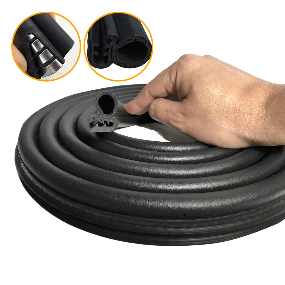 3m/10ft U-Shape Rubber Seal Car Door Edge Guard Molding Trim Protectors Strip