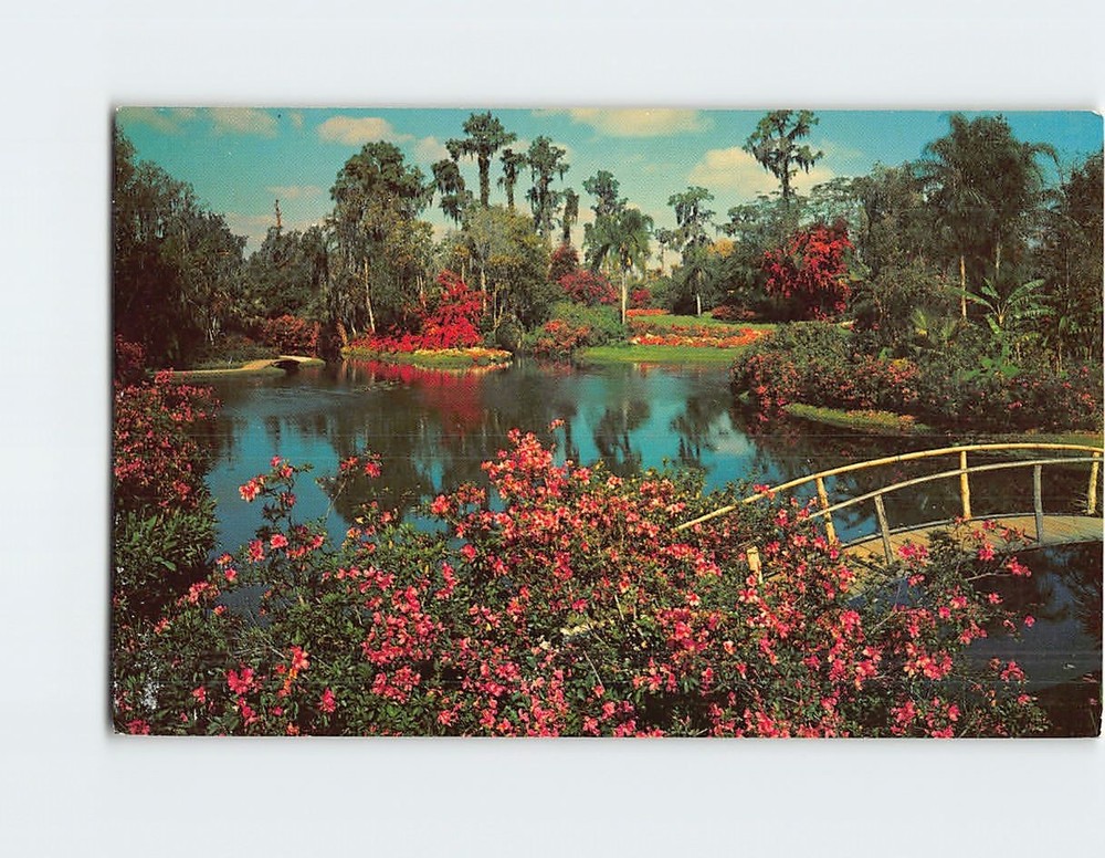 Postcard Cypress Gardens Florida USA