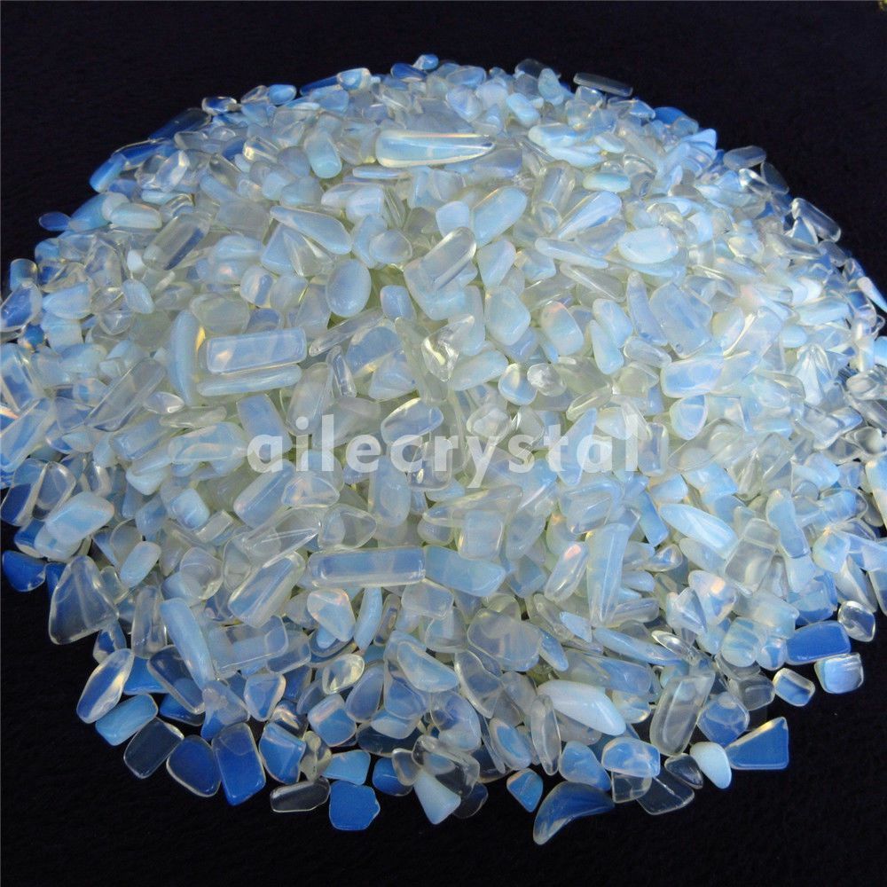 100g Radiant Opal Crystal Particles Quartz Stones Chips Healing Fish Tank Decor