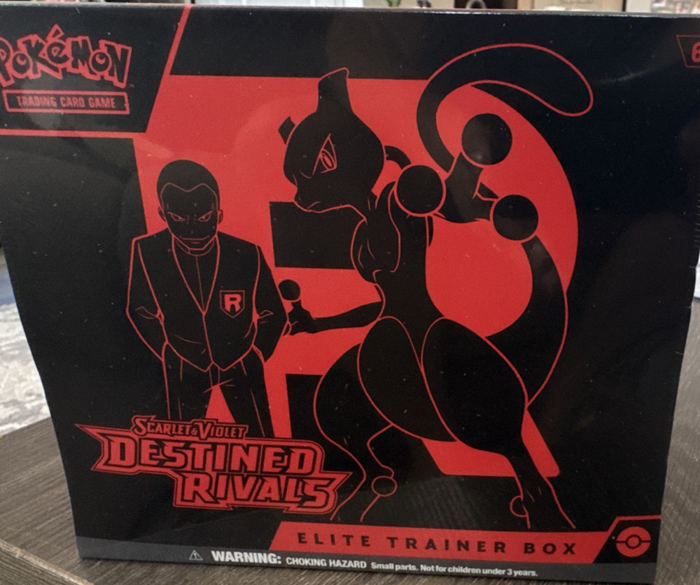Pokémon TCG Scarlet & Violet Destined Rivals Elite Trainer Box Mewtwo