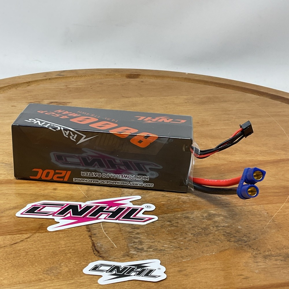 CNHL Lipo 4S Battery 8000MAH 120C 14.8V Battery with EC5 Connector RC Car