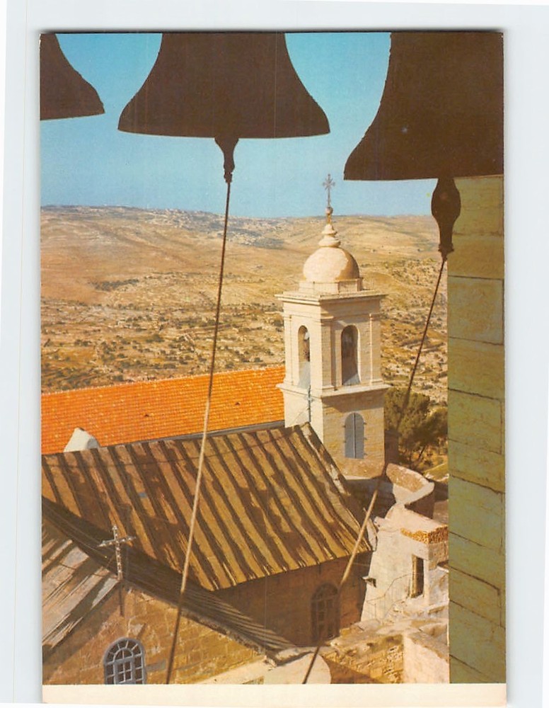 Postcard Christmas Bells Of Bethlehem Palestine