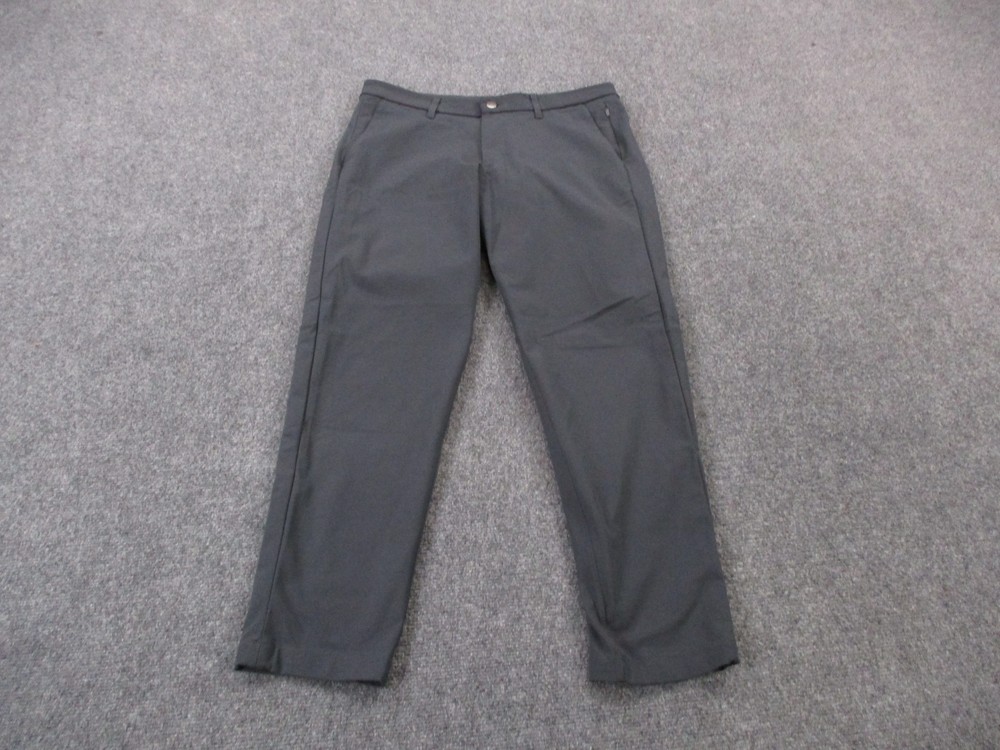 Lululemon Pants Mens 33 Gray Chino Commission Slim Warpstreme Business LM5439sz