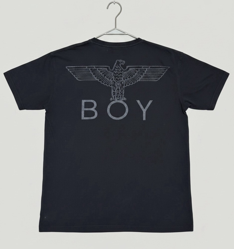 BOY London Black T Shirt Mens XL Eagle Logo Graphic Short Sleeve Tee