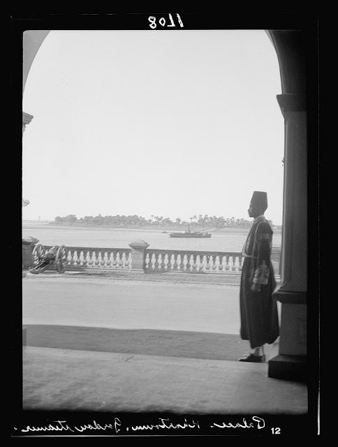 Photo:Sudan. Khartoum. View from entrance of palace looking across river