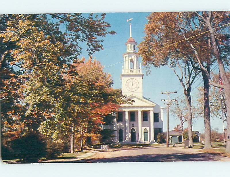 Unused Pre-1980 CHURCH SCENE Kennebunkport Maine ME hs6813