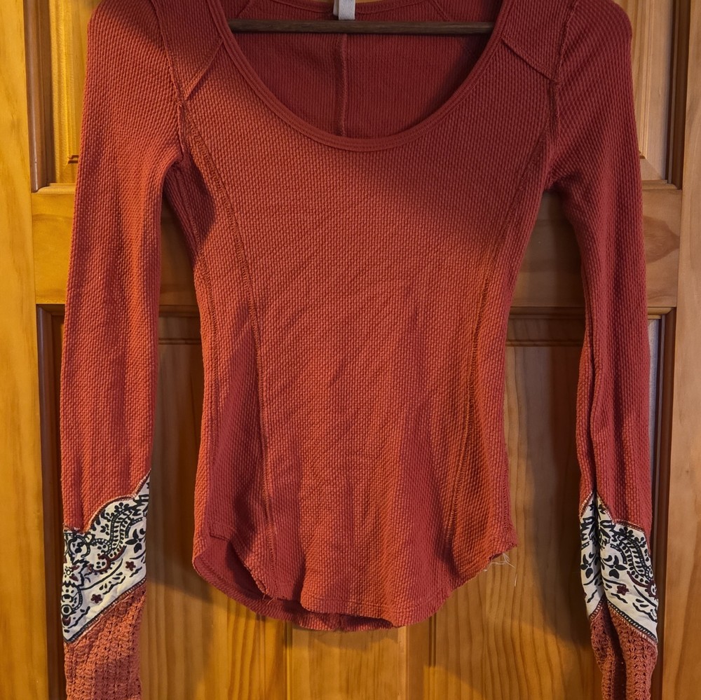 Free People Bandana Cuff Thermal XS