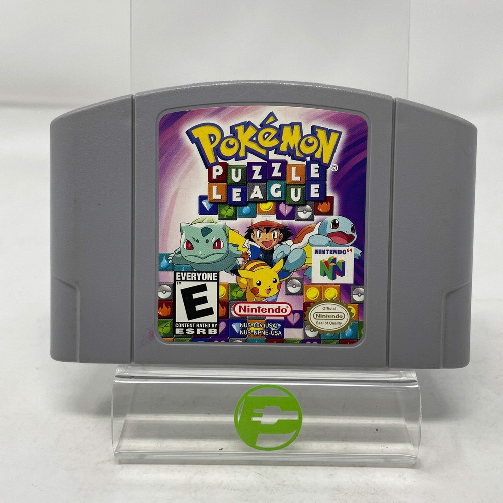 Pokemon Puzzle League (Nintendo 64 N64, 2000) Cartridge Only
