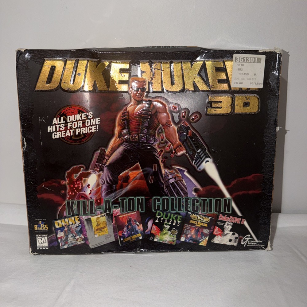 Duke Nukem 3D Kill-A-Ton Collection - GAME DISCS NEVER USED - GRADE A+